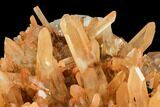 Tangerine Quartz Crystal Cluster - Madagascar #107081-1